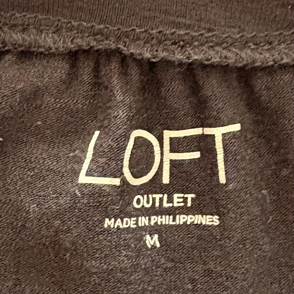 Loft Size Medium Black Tank Top - Picture 5 of 5